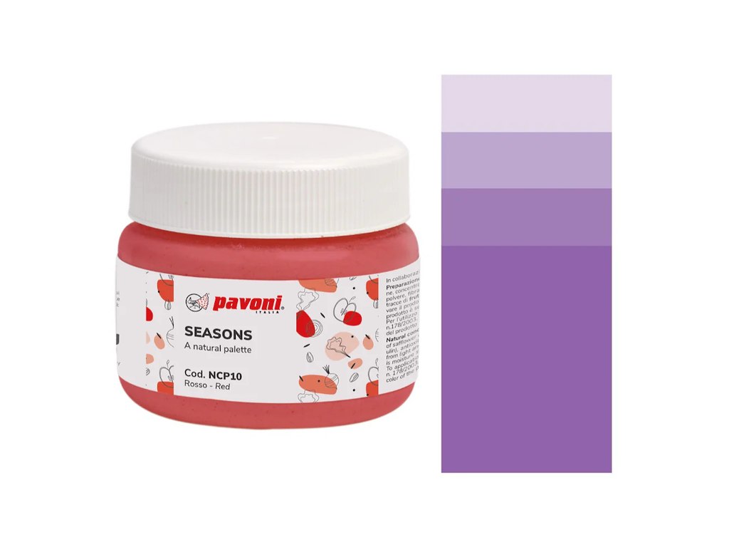 Farvepulver lilla 80 g naturlig