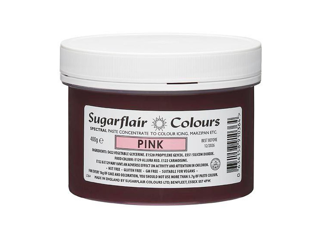 Farvepasta Pink 400 g