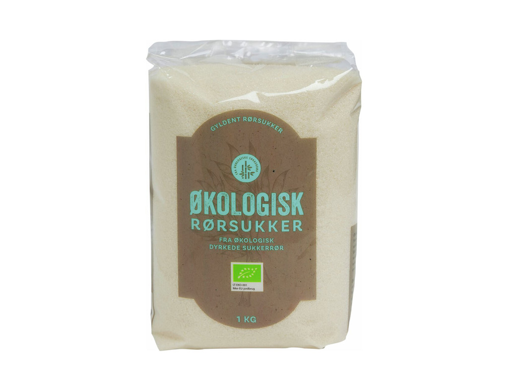 Rørsukker lys Øko 1 kg