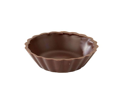 Miniskåle 210 stk mørk Chokolade