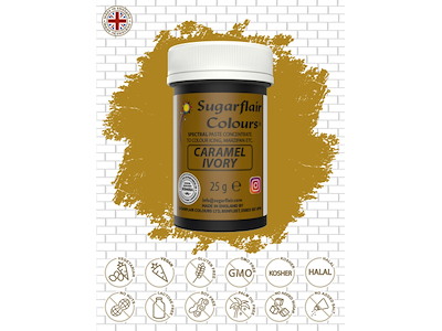 Farvepasta Karamel Ivory/elfenben 25 g