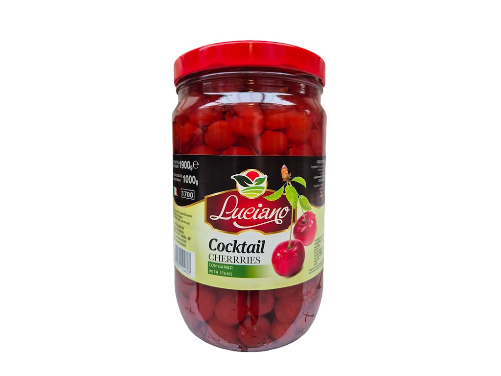 Kirsebær m/stilk 1900 g