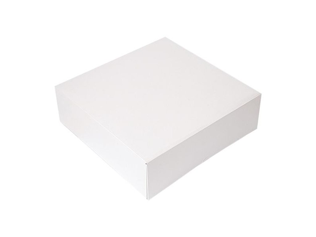 Kageæske Hvid 32x32x10 cm 50 stk