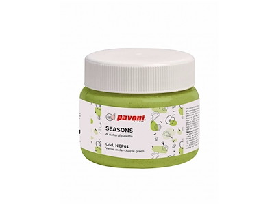 Farvepulver æblegrøn 80 g naturlig