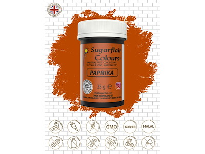 Farvepasta Paprika/Hudfarve 25 g