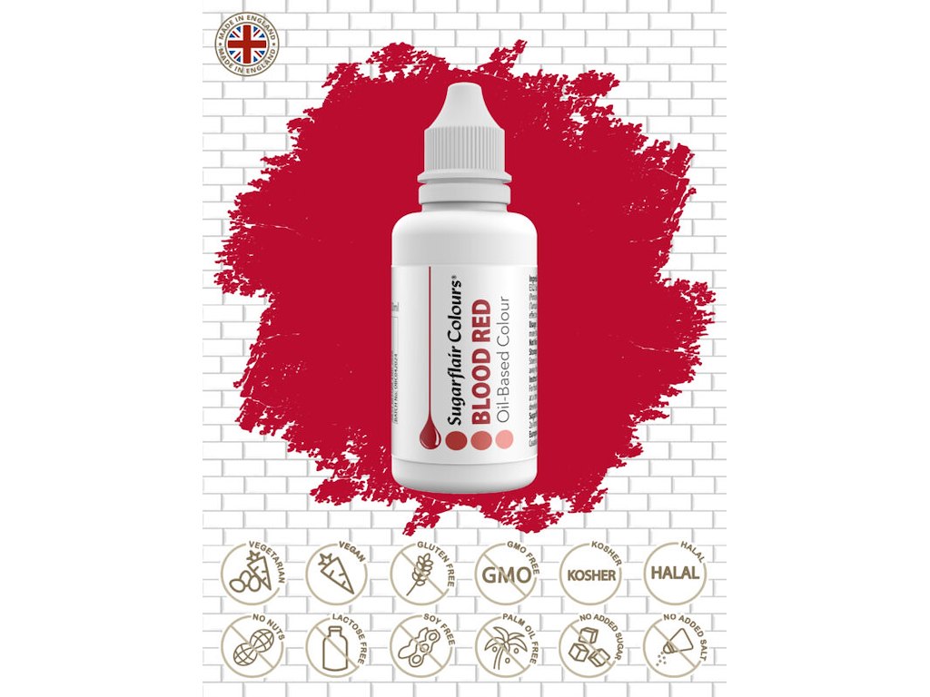 Oliefarve Blood red 30 ml