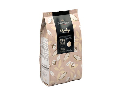 Valrhona Opalys chokolade 33 %, 3 kg