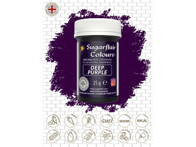 Farvepasta Deep Purple/Blålilla 25 g