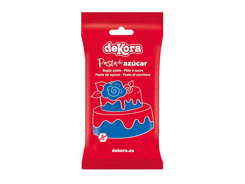 Fondant modeller blå 250 g