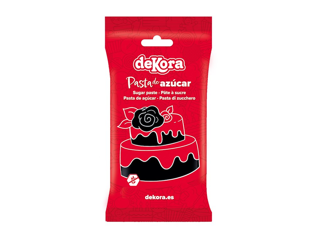 Fondant modeller sort 250 g 