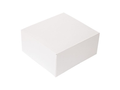 Kageæske Hvid  24x24x12 cm 100 stk