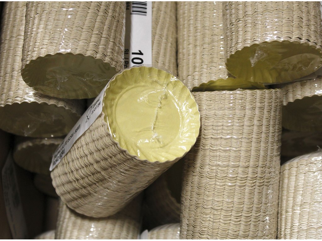 RESTSALG Petit Four assietter 55mm rund creme