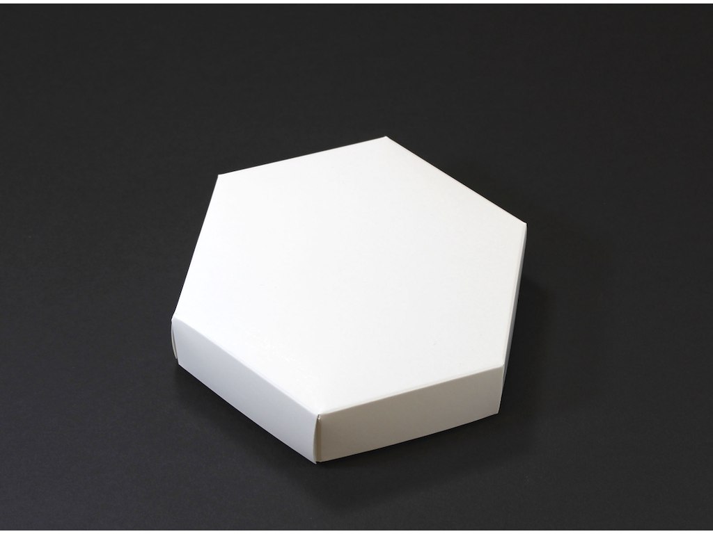 Æske 6-kantet Hvid 16,5x16,5 100 stk