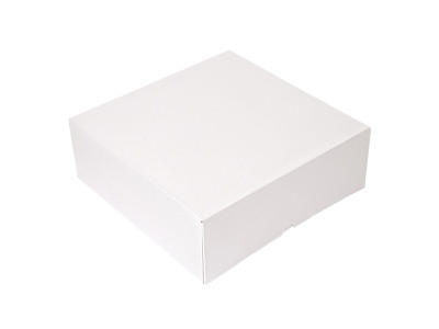 Kageæske Hvid 28x28x10 cm 50 stk