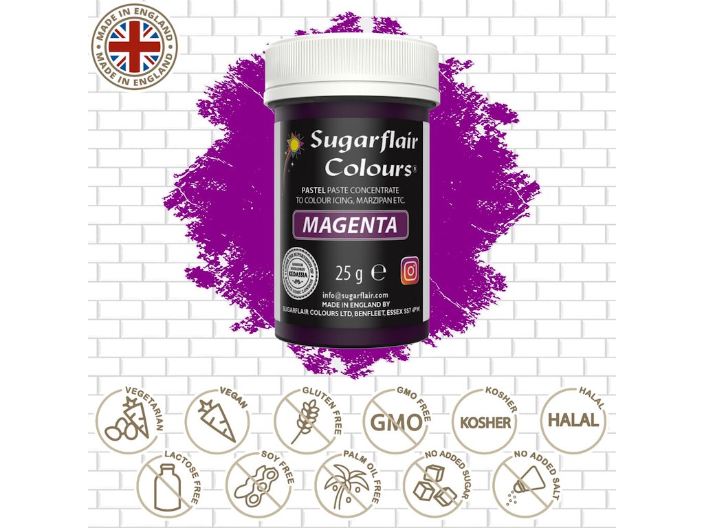 Farvepasta Magenta 25 g