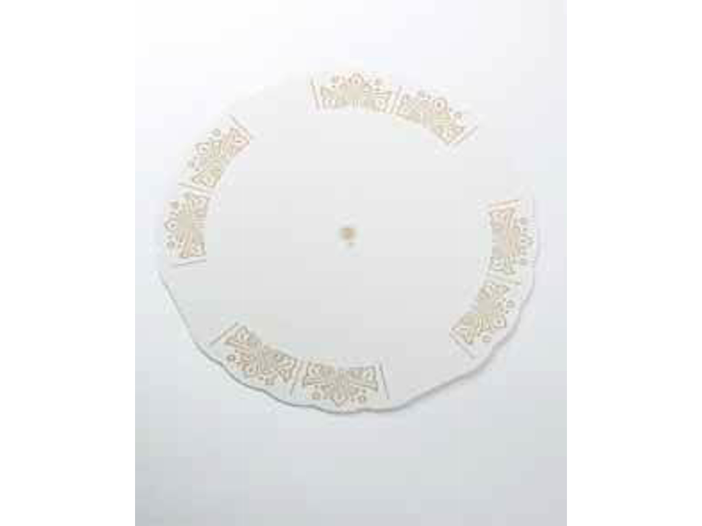 RESTSALG Rondeller 28cm m/tryk 100 stk