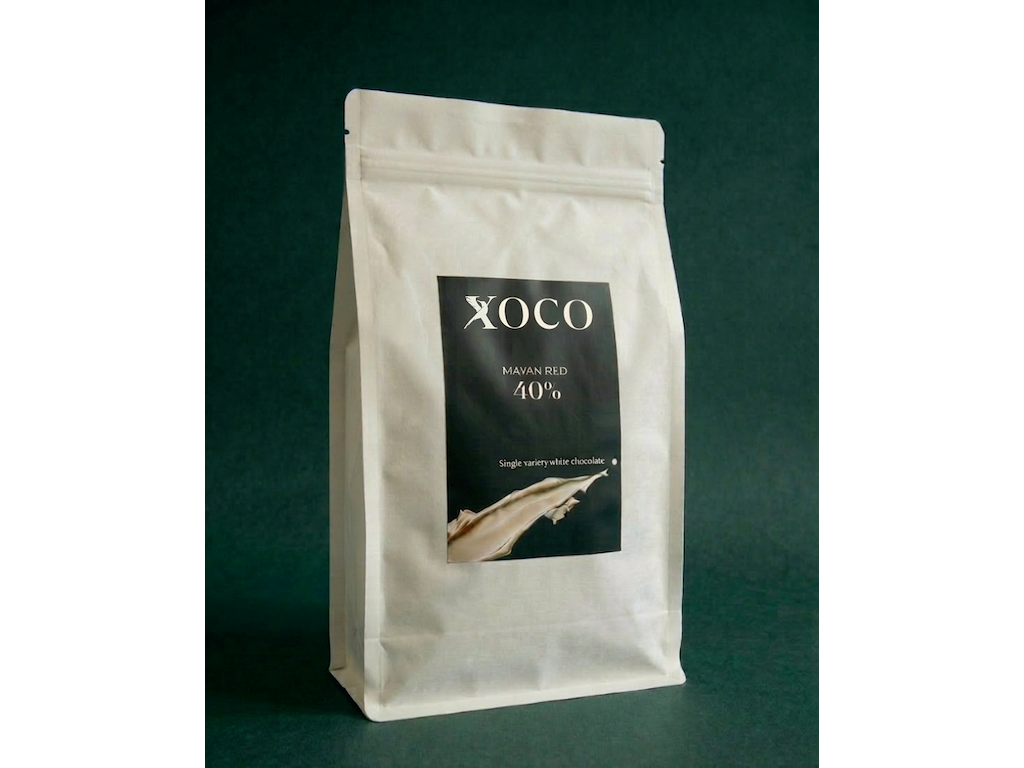 Hvid Chokolade Mayan Red 40% Xoco Coins 5 kg 