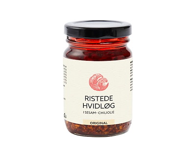 Hvidløg ristede i sesam chiliolie TOBA 455 g
