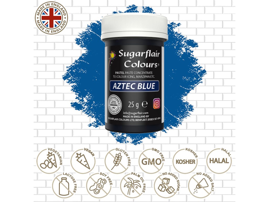 Farvepasta Aztec Blue/Aztec Blå 25 g