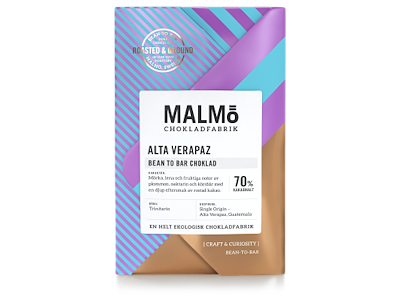Malmö vegansk plade Alta Verapaz 70% 15x58 g Øko