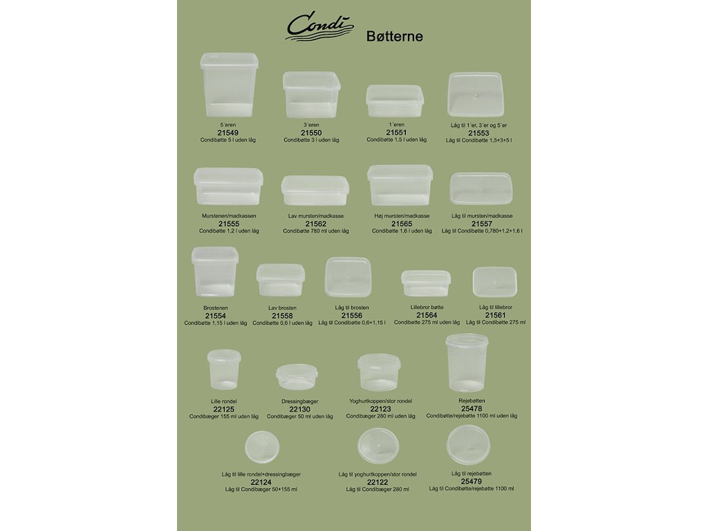 Condibøtte Plakat 40x60