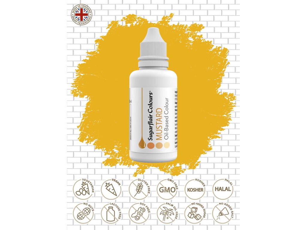 Oliefarve Mustard 30 ml