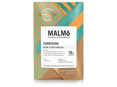 Malmö vegansk plade Sambirano 70% 15x58 g Øko