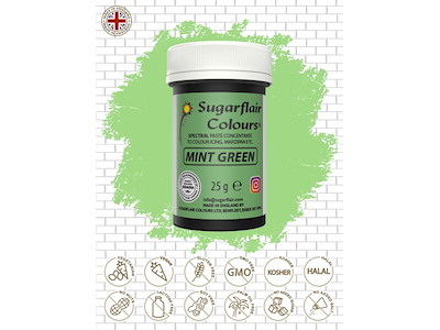 Farvepasta Mint Green/Myntegrøn 25 g