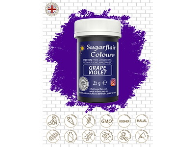 Farvepasta Grape violet/Classic lilla 25 g