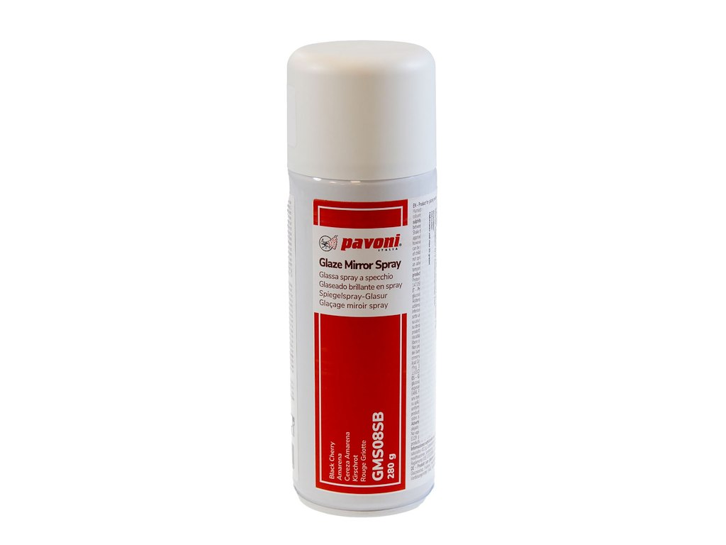Glaze farvespray sort kirsebær 280 g