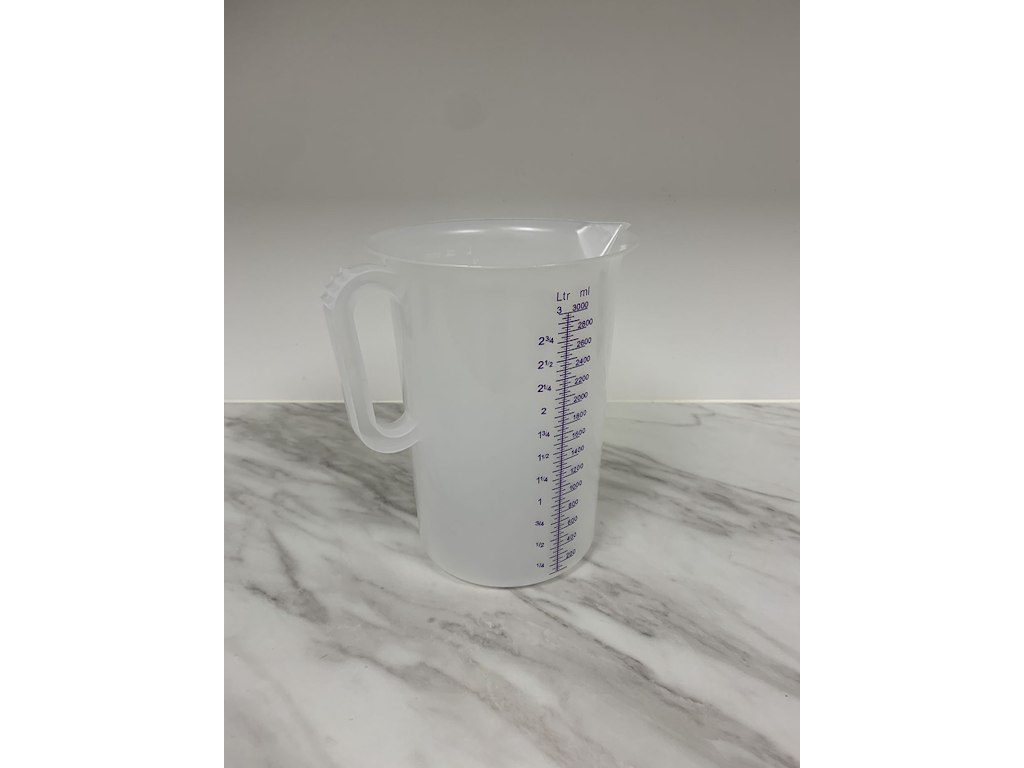 Litermål plast 3 l