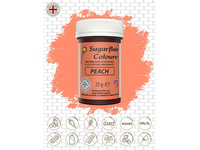 Farvepasta Peach/Fersken, Laks 25 g