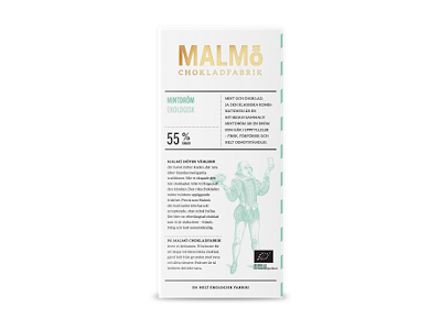 Malmö Plade Mørk 55 % Mintdröm Øko