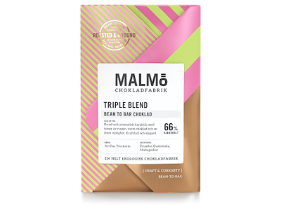 Malmö vegansk plade Triple Blend 66% 15x58 g Øko