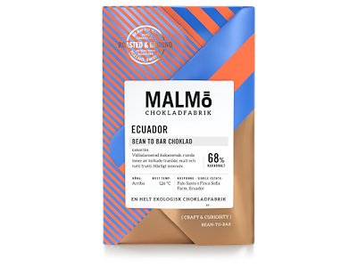 Malmö vegansk plade Ecuador 68% 15x58 g Øko