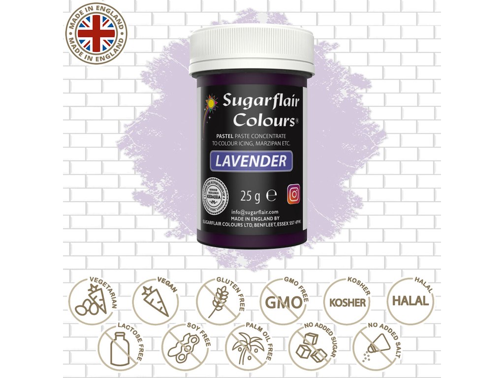 Farvepasta Lavender/Lavendel 25 g