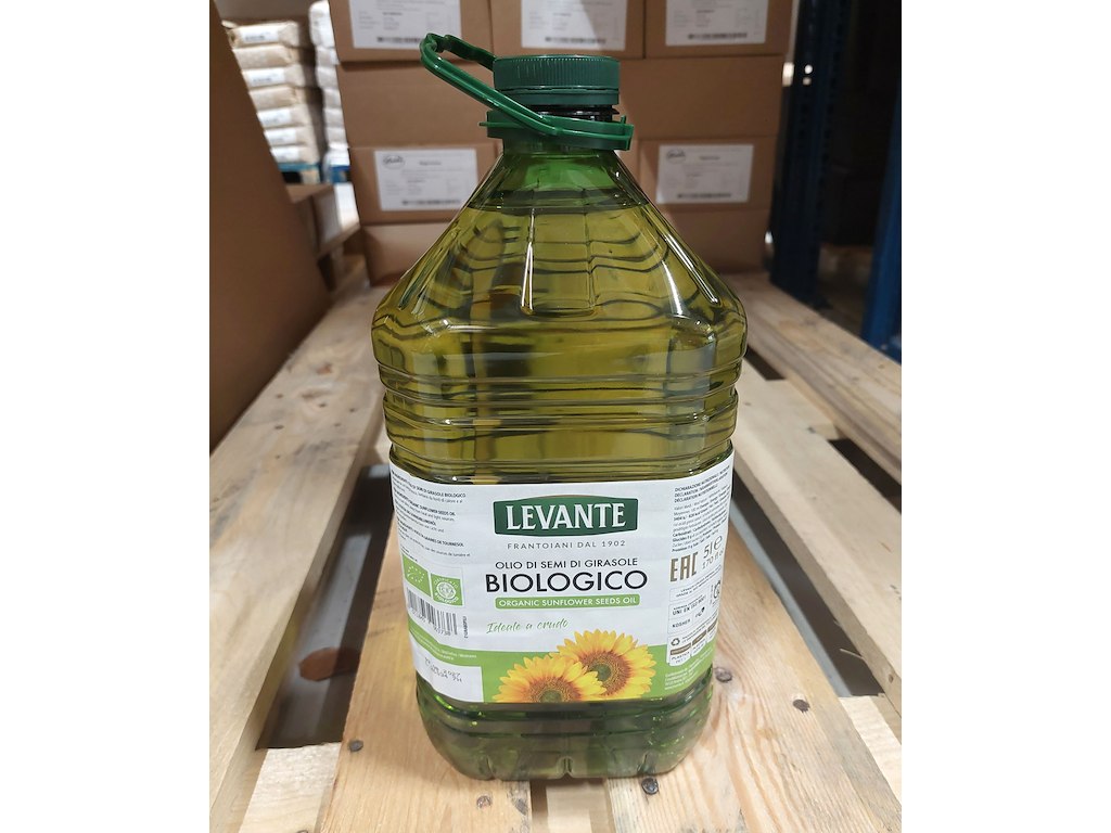 Solsikkeolie PET Øko 5 ltr. 