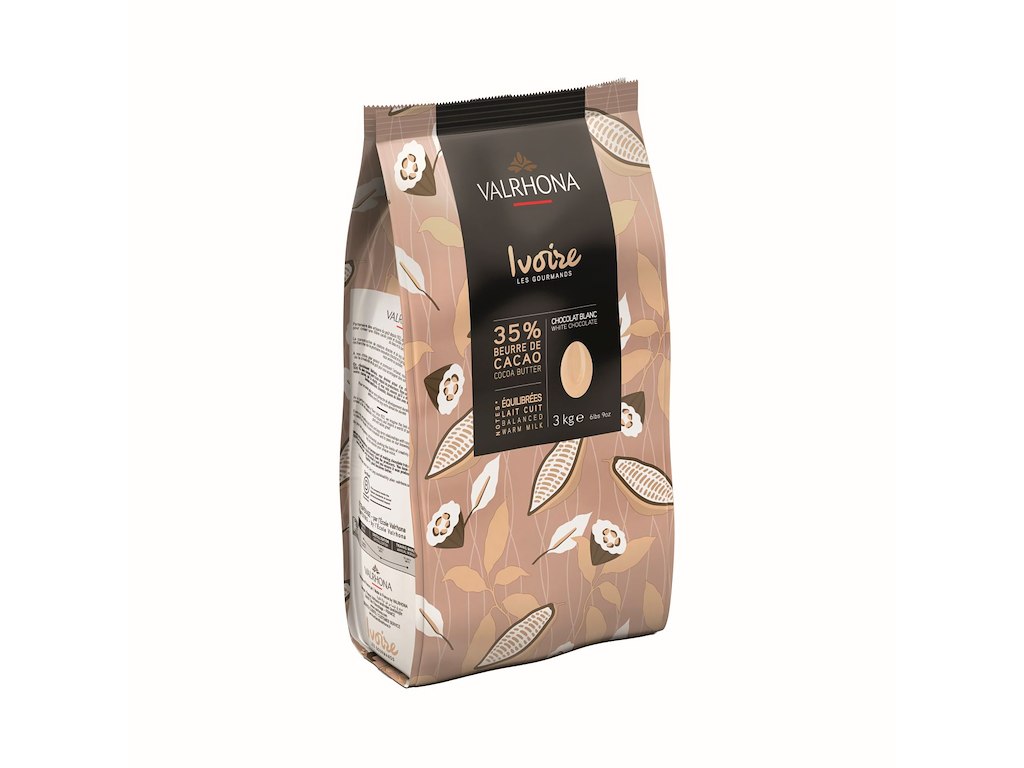 Valrhona Ivoire chokolade 35% 3 kg