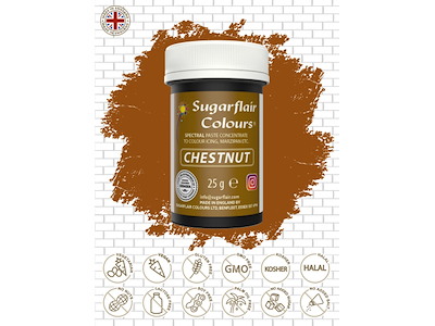Farvepasta Chestnut/Kastaniebrun 25 g
