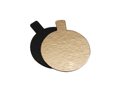 Guldpap 8 cm m/øre 250 stk