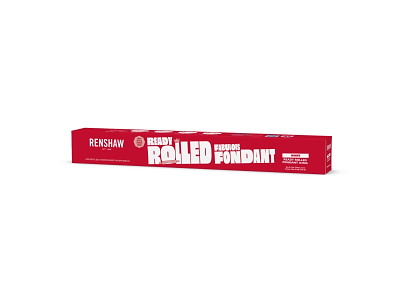 Fondant Hvid udrullet, Ø33 cm x 3,5 mm 450 g