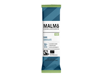 Malmö Bar Mørk 70 % Chokolade Vegansk
